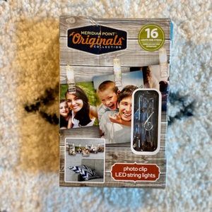 Meridian Point Photo Clip LED String Lights Decor